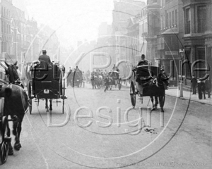 Piccadilly by St James Street in London c1890s