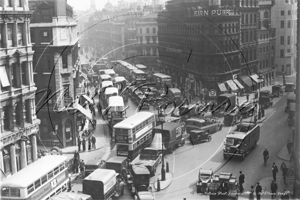 Mansion House, Queen Victoria Street in the City of London c1933