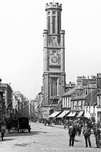 Picture of Scotland - Ayrshire, High Street And Wallace Tower c1890s - N3155