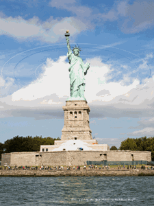 Picture of USA - New York, Statue of Liberty c2012 - U007