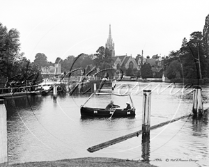 Picture of Bucks - Marlow, Thames View by Marlow c1930s - N593