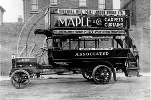 Picture of London - Buses, Number 43 c1910s - N3256