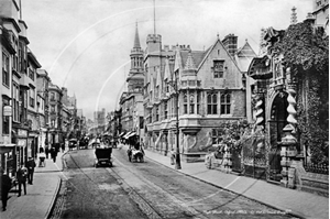 Picture of Oxon - Oxford, High Street c1900s - N3262