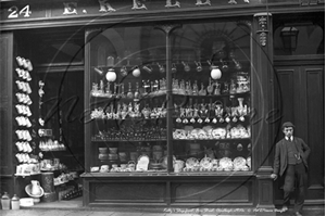 Picture of Devon - Chudleigh, Kelly family Shop, Fore Street  c1900s - N3548
