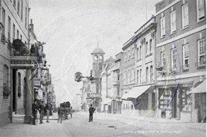 Picture of Surrey - Guildford, High Street c1870s - N3879