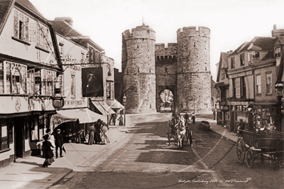 Picture of Kent - Westgate, Canterbury c1884 - N4236