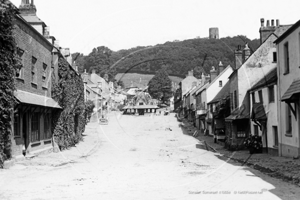 Picture of Somerset - Dunster, Main Street Looking North c1900s - N4539